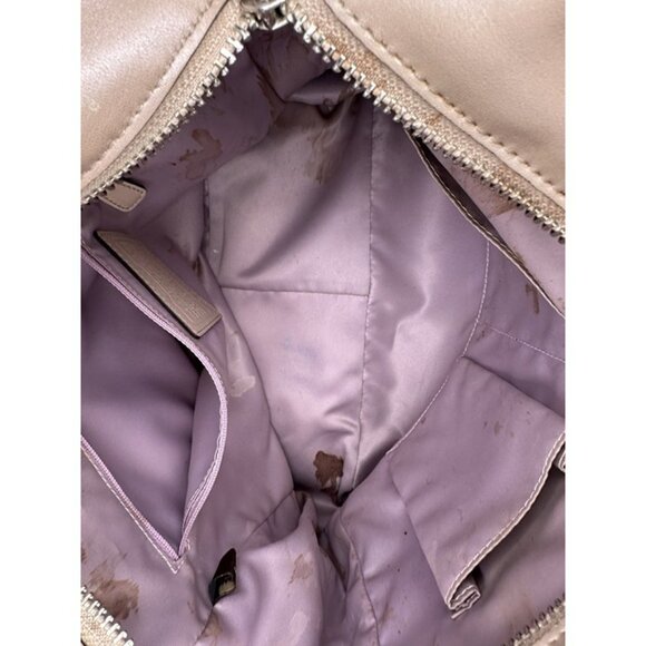 Vintage COACH Colette shoulder bag Patent Leather C Signature 16449 (yellow) - Picture 7 of 12